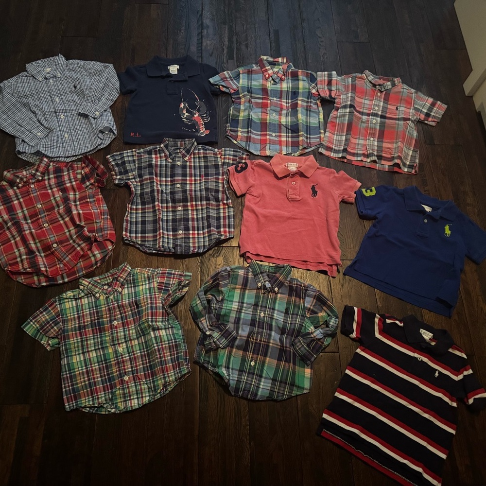 Ralph Lauren Boys Toddler Summer Clothes Bundle